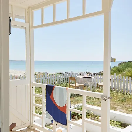 MAISON SUR LA PLAGE avec VUE MER PANORAMIQUE Le Martray Extérieur photo
